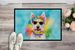 Westie Hippie Dawg Doormat Front Door Mat Indoor Outdoor Rugs For Entryway, Non Slip Washable Low Pile, 24H X 36W_maomaolike.com