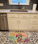 Schnauzer Hippie Dawg Memory Foam Kitchen Mat Machine Washable Anti-Fatigue Mat Cushion Comfort Bath Mat Or Kitchen Rug_maomaolike.com