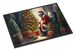 Miniature Pinscher And Santa Claus Doormat Front Door Mat Indoor Outdoor Rugs For Entryway, Non Slip Washable Low Pile, 24H X 36W_maomaolike.com