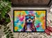 Hippie Animal Otter Doormat Front Door Mat Indoor Outdoor Rugs For Entryway, Non Slip Washable Low Pile, 24H X 36W_maomaolike.com