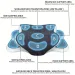 Ergonomic Memory Foam Butterfly Neck Pillow C-Shaped Adjustable Dual Height Transparent Cover Support For_maomaolike.com