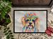 Yorkshire Terrier Hippie Dawg Doormat Front Door Mat Indoor Outdoor Rugs For Entryway, Non Slip Washable Low Pile, 24H X 36W_maomaolike.com