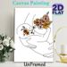 Floral Embracing Figure Painting Poster, Minimalist Line Art Poster, Warm-toned Blooming Floral Adorned Embracing Figure, Gentle Artistic Decor Ideal_maomaolike.com
