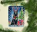 Belgian Sheepdog Christmas Reindeer Porcelain Ornament Christmas Tree Hanging Decorations For Home Christmas Holiday, Rectangle, Gift, Multicolor_maomaolike.com
