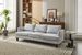 Fabric 3 Seater Couch With 2 USB, Comfortable Sectional Couches And Sofas For Living Room Bedroom Office Small Space, Easy Assembly & Comfy Cushion,Light Grey_maomaolike.com