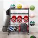 4-Tier Metal Storage Organizer With Rolling Wheels For Basketball Sports Equipment Organizer For Yoga Mat Larger Ball Storage Rack With Baskets And Hooks, Indoor Or Outdoor For Tennis Racket,Football_maomaolike.com