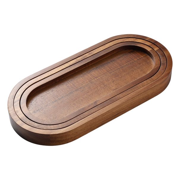 Kitchen Gadget 3 Piece Storage Tray Set For Snack Cake_maomaolike.com