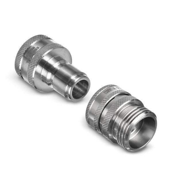 Redesigned 3/4" Garden Hose Quick Connect Set | Solid Stainless Steel Fittings_maomaolike.com