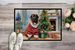 Tibetan Mastiff Cozy Christmas Doormat Front Door Mat Indoor Outdoor Rugs For Entryway, Non Slip Washable Low Pile, 24H X 36W_maomaolike.com