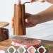 Kitchen Creative Wooden Hand Cranked Pepper Grinder_maomaolike.com