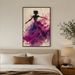 Elegant Ballerina Silhouette Fine Art Print For Living Room Bedroom Home Office Wall Hanging Display 40x60cm Framed_maomaolike.com