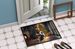 Border Collie And Santa Claus Doormat Front Door Mat Indoor Outdoor Rugs For Entryway, Non Slip Washable Low Pile, 24H X 36W_maomaolike.com