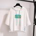 Women's Clothing 2023 Summer New Sun Protection Hooded Short Sleeve T shirt Female Student Clothes Female Loose Tops Women's Clothing Wholesale_maomaolike.com