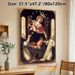 Virgin Mary With Child & Saints Religious Painting Poster, Vintage Classical Sacred Art Poster, Serene Traditional Religious Artwork, Suitable For_maomaolike.com