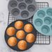 1pc, Collapsible Silicone Air Fryer Cake Pan and Muffin Mold-7 Inch, Easy to Clean, Perfect for Cupcakes, Egg Bites, Kitchen Gadget and Baking Tools_maomaolike.com