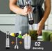 BioloMix 4 In 1 High Power 1200W Immersion Hand Stick Blender Mixer Includes Chopper And Smoothie Cup Stainless Steel_maomaolike.com