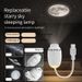 Starry Sky Projection LED, Multi-angle Adjustable, USB Plug-in, Replaceable Lamp Plate, Baby Room Atmosphere Night_maomaolike.com