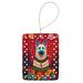 German Shepherd Holiday Christmas Porcelain Ornament Christmas Tree Hanging Decorations For Home Christmas Holiday, Rectangle, Gift, Multicolor_maomaolike.com