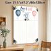 Gender Reveal Painting Poster, Soft Watercolor Elephant & Floral Balloon Poster, Ideal For Gender Vote Activity, Suitable For Baby Shower Gatherings_maomaolike.com