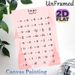 Thai Alphabet Painting Poster, Soft Pink Minimalist Poster, Clear Thai Letters With Phonetic Guides, Practical For Language Learning, Suitable For_maomaolike.com