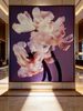 Fluid Oil Brushstrokes, Surreal Floral Motifs, Oil Painting Prints, Decorative Artworks, Living Room Sofa Backdrop Art, Art Exhibition Pieces_maomaolike.com