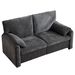800LBS Down Filled Sofas, 60 Inch Minimalist Sofa, With Multiple Colors In The Living Room And Bedroom,GREY_maomaolike.com