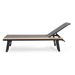 WATERLOO CHAISE LOUNGE WITH ATTACHED WOOD SIDE TABLE SET OF 2 62756.00BLKMP2_maomaolike.com