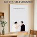 Inspirational Quote Painting Poster, Minimalist Two-figure Illustration Poster, Thought-provoking Motivational Phrase, Ideal For Home Office And_maomaolike.com