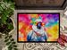 Hippie Animal Cockatoo Doormat Front Door Mat Indoor Outdoor Rugs For Entryway, Non Slip Washable Low Pile, 24H X 36W_maomaolike.com