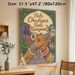 Indian Cultural Bole Chudiyan Bole Kangana Painting Poster, Vibrant Folk Art Style Poster, Showcases Adorned Hands & Colorful Town, Ideal For Adding_maomaolike.com