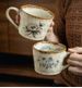 Creative Retro Hand-painted Mug Ceramic Cup Home Coffee Cup_maomaolike.com