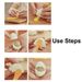 Kitchen Gadget 2pcs /Set Lace Egg Cutter DIY Egg Mold_maomaolike.com