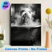 Leopard In Bathtub Painting Poster, Monochrome Retro Style Poster, Whimsical Steam-filled Design Brings Playful Touch For Bathroom Decor_maomaolike.com