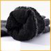 Men's autumn and winter color matching plus size knitted thick warm finger cold proof wool outdoor sports cycling gloves_maomaolike.com