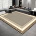 Living Room Rug,Large Rug,Oversized, Gold Leaves Design,Bedroom Rug,Soft And Thick, Machine Washable, Thickened Rug, Bedside Rug,Decorative Indoor Rug_maomaolike.com