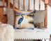 Blue Heron In The Golden Hour Throw Pillow Machine Washable, Indoor Outdoor Decorative Pillow For Couch, Bed Or Patio, 14Hx14W_maomaolike.com
