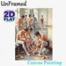 Male Ballet Dancers Painting Poster, Warm-toned Impressionist-style Studio Scene Poster, Artistic Portrayal Of Dancers Preparing, Suitable For Dance_maomaolike.com