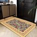 Living Room Rug Large Size Gorgeous Gold Frame Design Bedroom Rug Plush Thickened Machine Washable Thickened Underlay Interior Decorative Rug_maomaolike.com