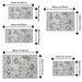 Small, Washable, Non-slip Rugs Suitable For Entryways, Kitchens, Laundry Rooms, Beside The Bed In Bedrooms, And Living Rooms. Machine-washable Rugs._maomaolike.com