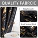 Gold And Silver Foil‑printed Marble‑pattern High‑precision Blackout Curtains With Perforations, Sun‑blocking For The Living Room_maomaolike.com