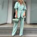 Women's Clothing fashion solid color lantern sleeve loose suit temperament commuting suit_maomaolike.com