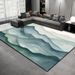 Living Room Rug Large Size Gorgeous Gold Frame Design Bedroom Rug Plush Thickened Machine Washable Thickened Underlay Interior Decorative Rug_maomaolike.com