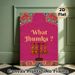 Jhumka Earring Themed Painting Poster, Vibrant Ethnic Style Poster, Pink Background With "What Jhumka?" Text & Ornate Jhumka Display, Cultural_maomaolike.com