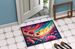 Dianthus In Color Doormat Front Door Mat Indoor Outdoor Rugs For Entryway, Non Slip Washable Low Pile, 24H X 36W_maomaolike.com
