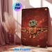 Vintage Flying Robot Painting Poster, Retro Distressed Mechanical Robot With Propellers Poster, Nostalgic Space-themed Decor Suitable For Home Office_maomaolike.com