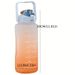 2l/900ml Water Liter Stay Hydrated Motivated Leakproof Plastic Sport Bottle Reminder Times Sports Outdoor Fitness Office_maomaolike.com