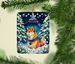 Shiba Inu Christmas Porcelain Ornament Christmas Tree Hanging Decorations For Home Christmas Holiday, Rectangle, Gift, Multicolor_maomaolike.com