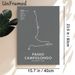 Passo Campolongo Route Topographic Painting Poster, Minimalist Monochrome Line-art Mountain Climb Map Poster, Features Key Climb Stats, Ideal For Home_maomaolike.com