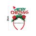 Festive Red And Green - Christmas Themed Headband 12pcs_maomaolike.com