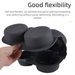 Food Grade Silicone Hamburger 6-Hole French Bread Mold Easy Release Kitchen Baking Tool_maomaolike.com